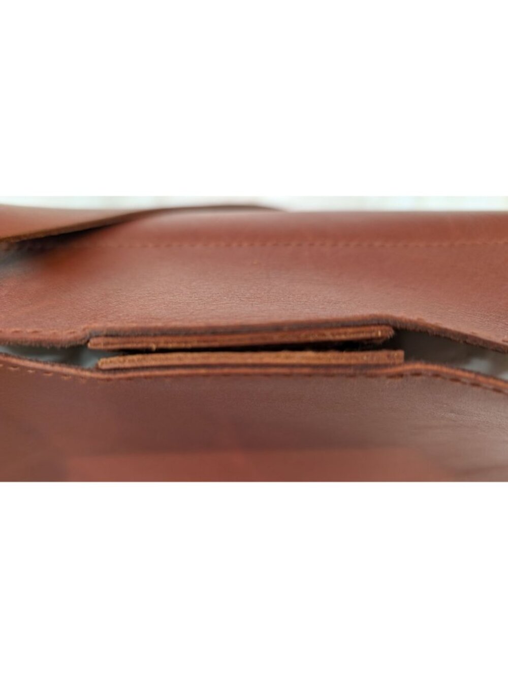 NEW Madewell The Essential Bucket Leather Tote Warm Cinnamon Brown - Picture 10 of 16